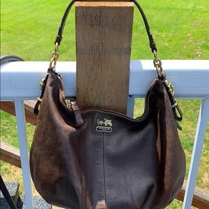 Coach leather convertible hobo!